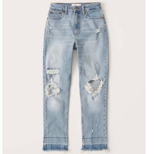 Curve Love High Rise Mom Jeans Abercrombie